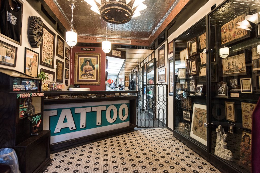 Tattoo shop features